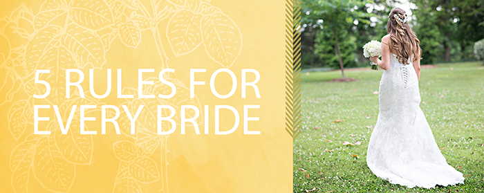 5 tips for brides