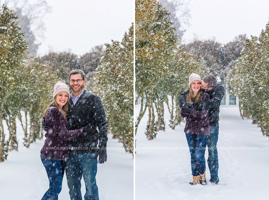 couple in snow session