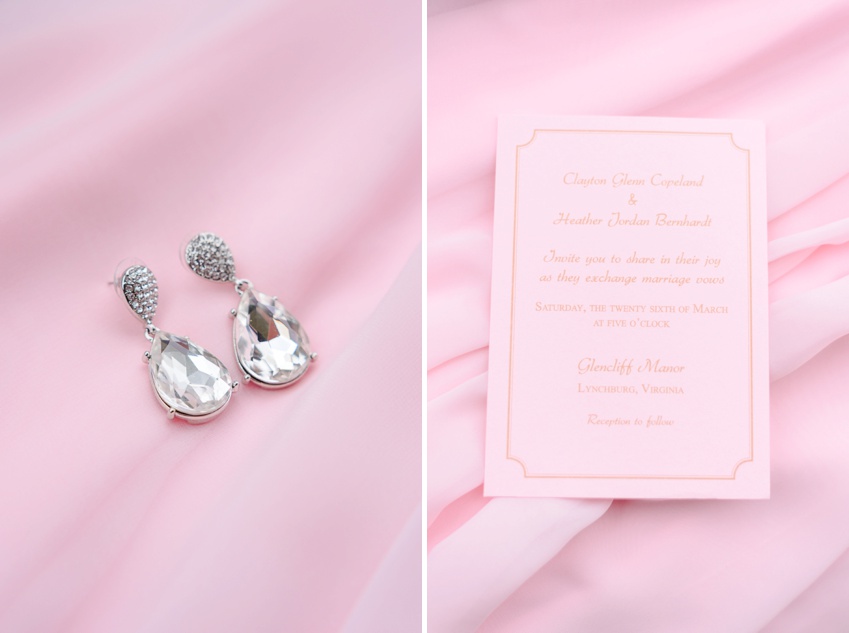 wedding jewelry and invitation