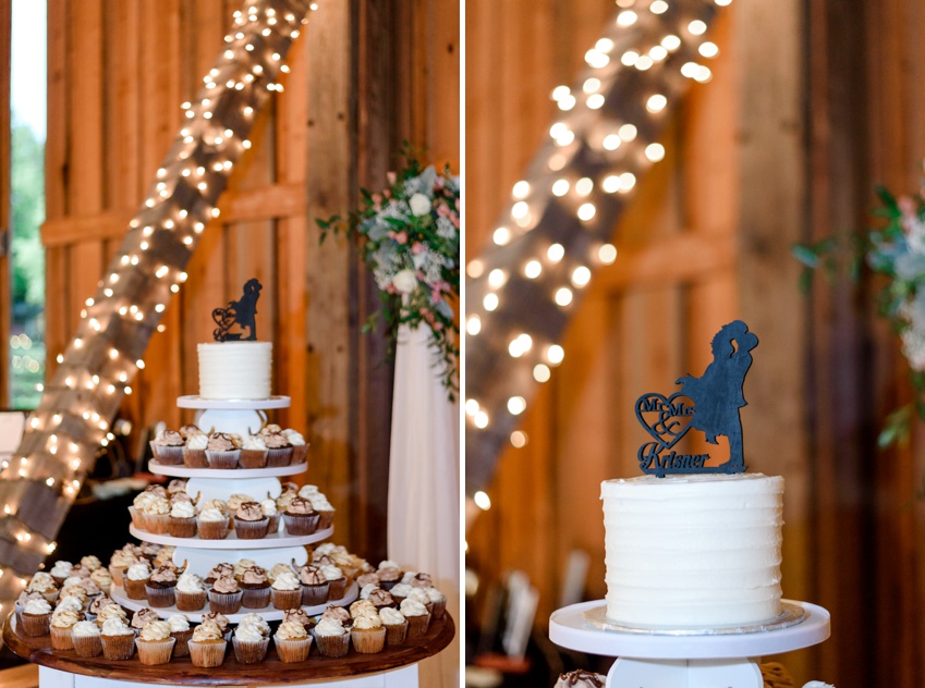 cupcake tower wedding cake 