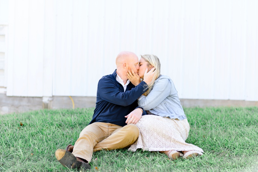 old mill farm engagement photo