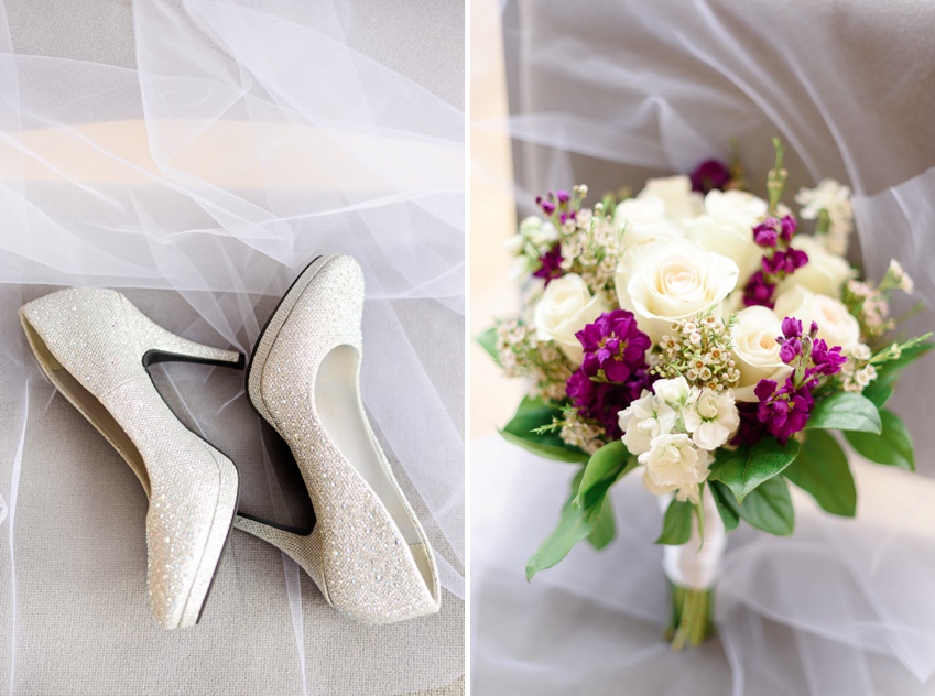 sparkling wedding shoes