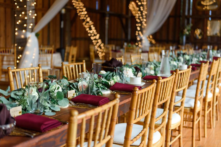 table decor for weddings