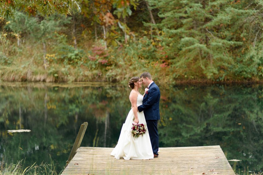 lake wedding photos