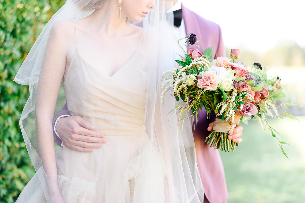 bride and groom portraits in virginia