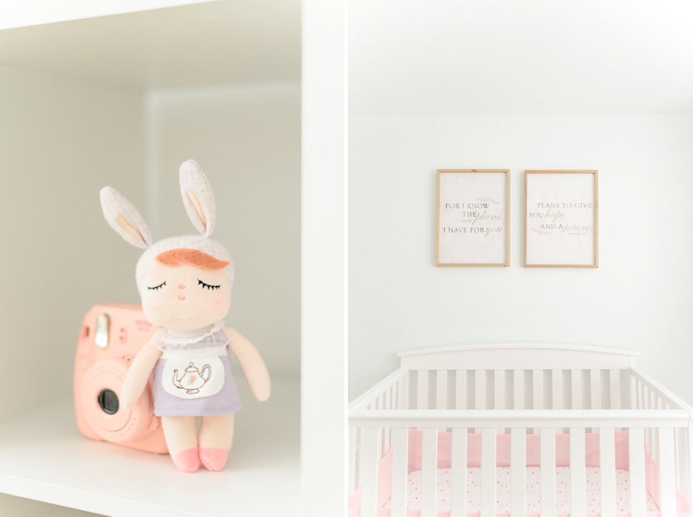 pink room for baby girl