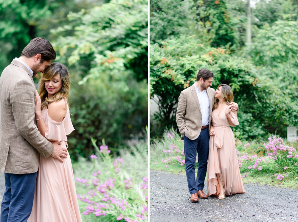 rainy engagement pictures