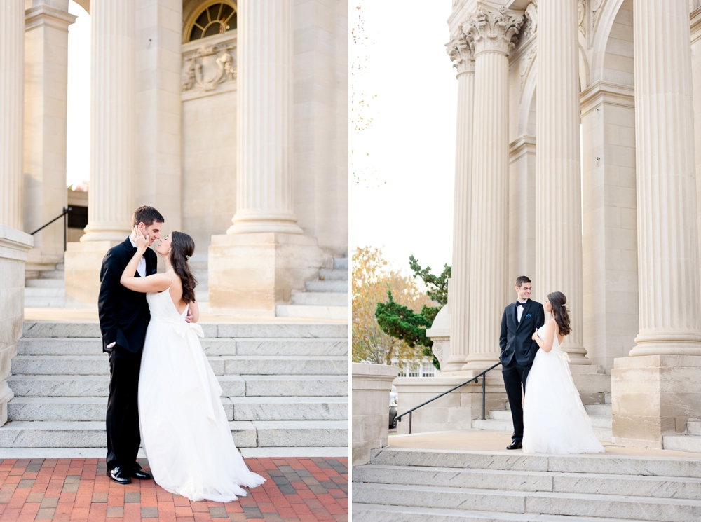 elegant wedding at george washington hotel in winchester va