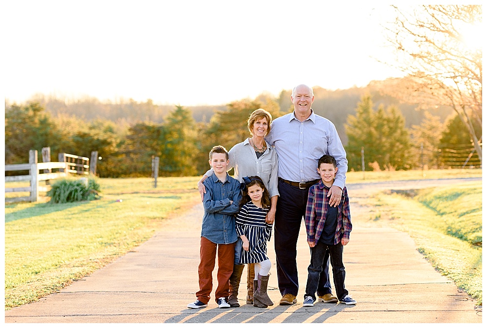 grandparents and their grandchildren portraits