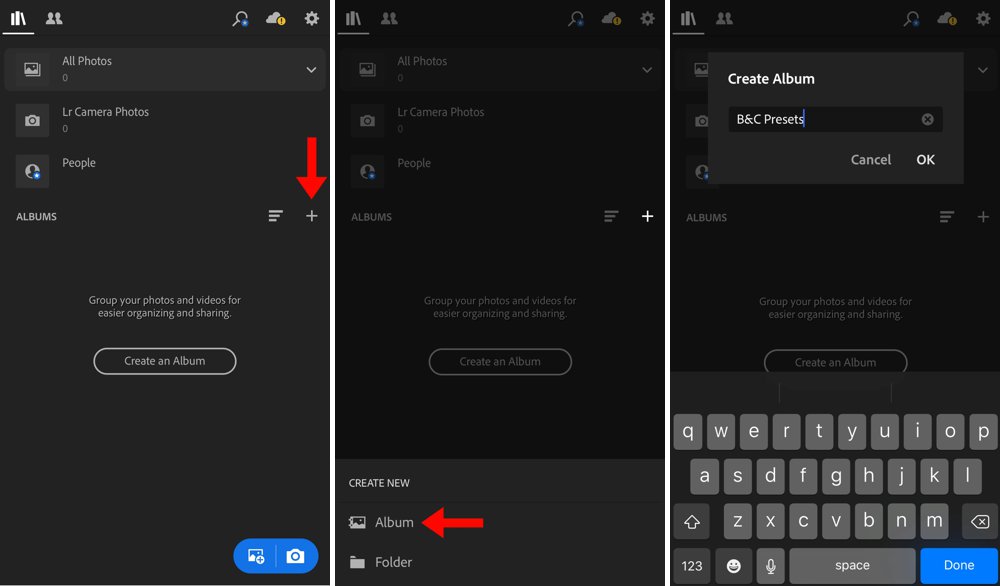 how to install mobile presets