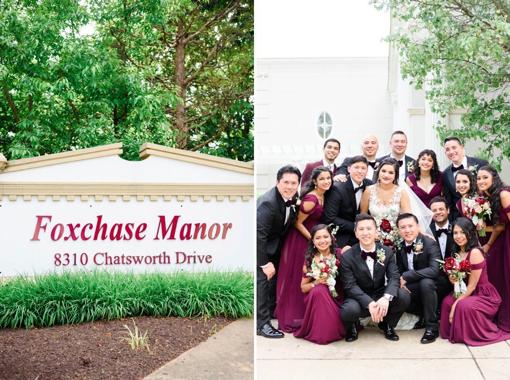 foxchase manor wedding in manassas va