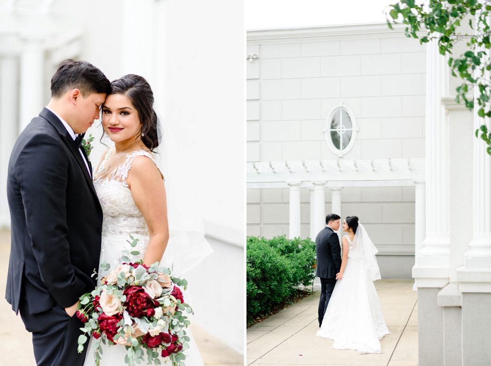 gorgeous asian couple getting married at foxchase manor