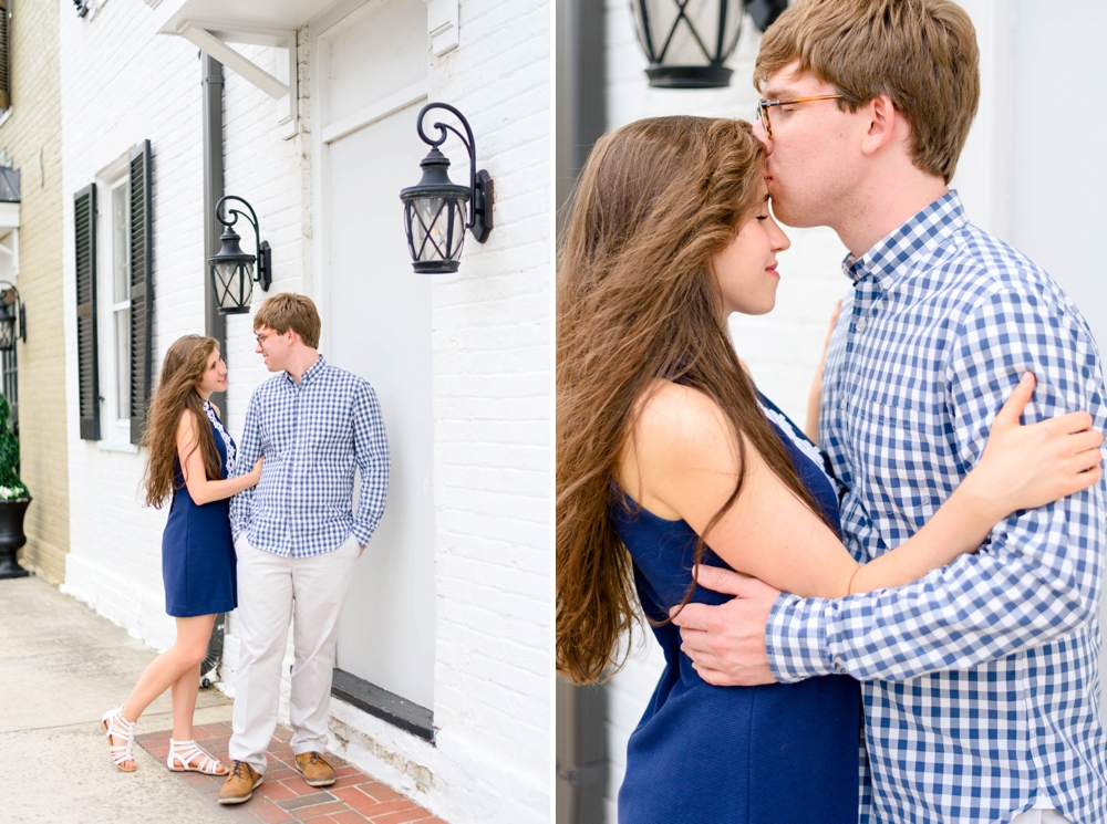 urban engagement photos with white walls