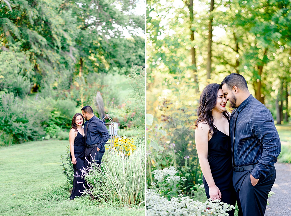 long black dress for engagement pictures