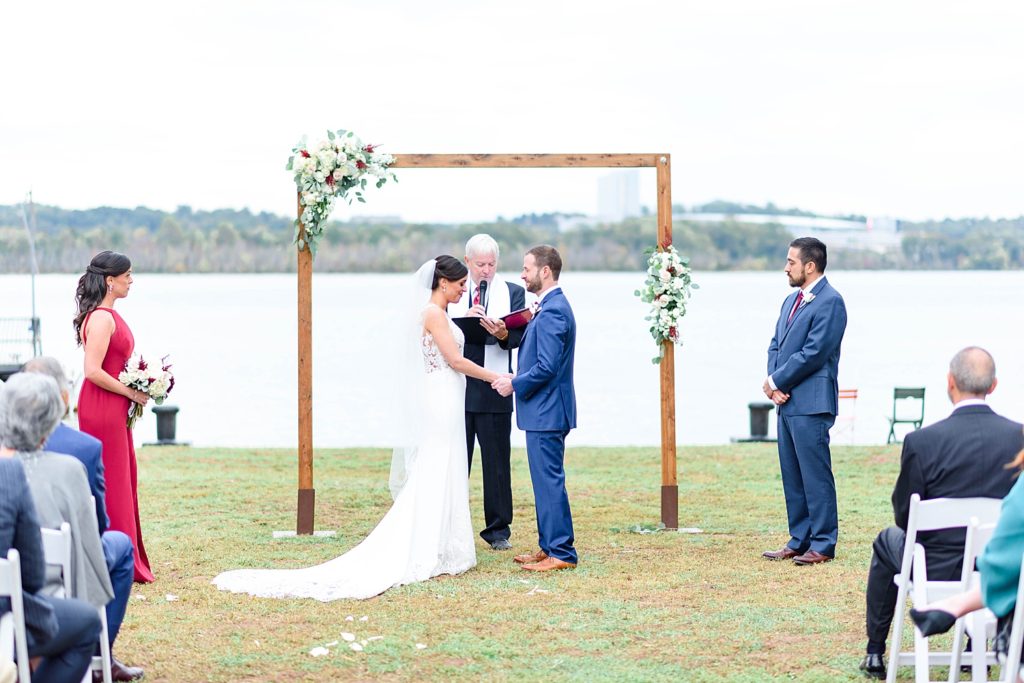 Waterfront Park wedding ceremony