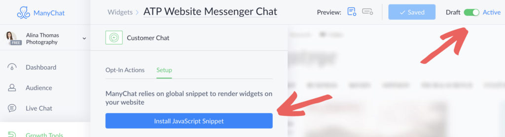 how to add messenger chat box to your website