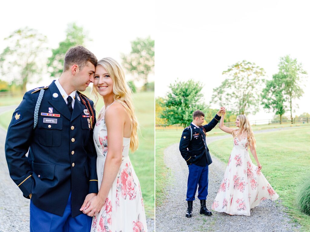 lovely military couple