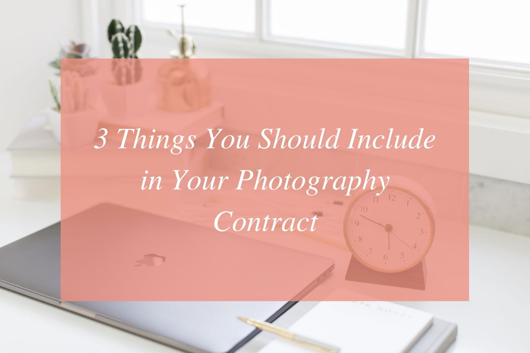 what to include in a wedding photography contract
