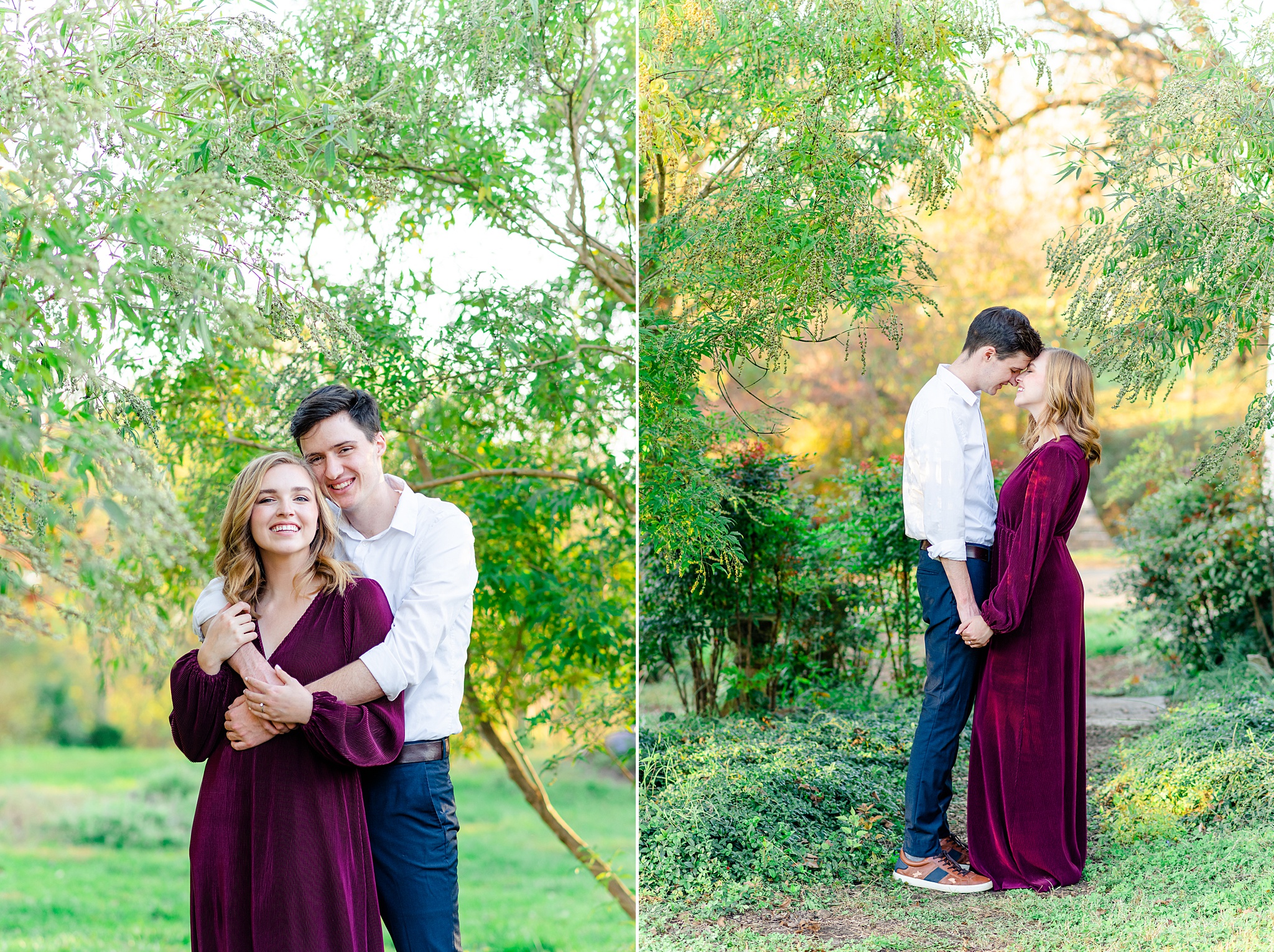 summer engagement photos at Old City Cemetery in Lynchburg