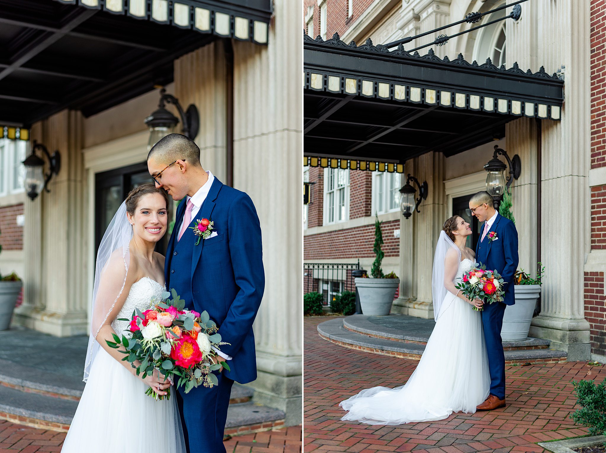 wedding photos at George Washington Hotel