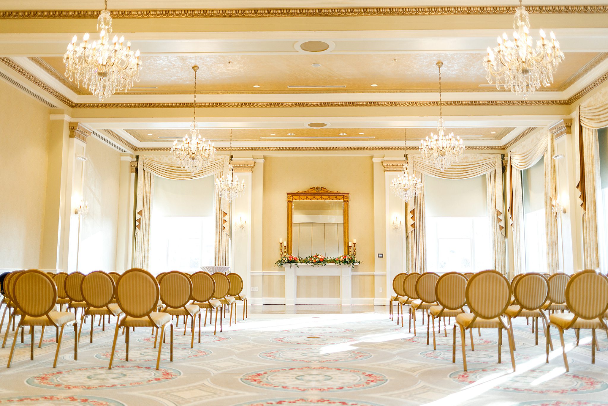 George Washington Hotel indoor wedding