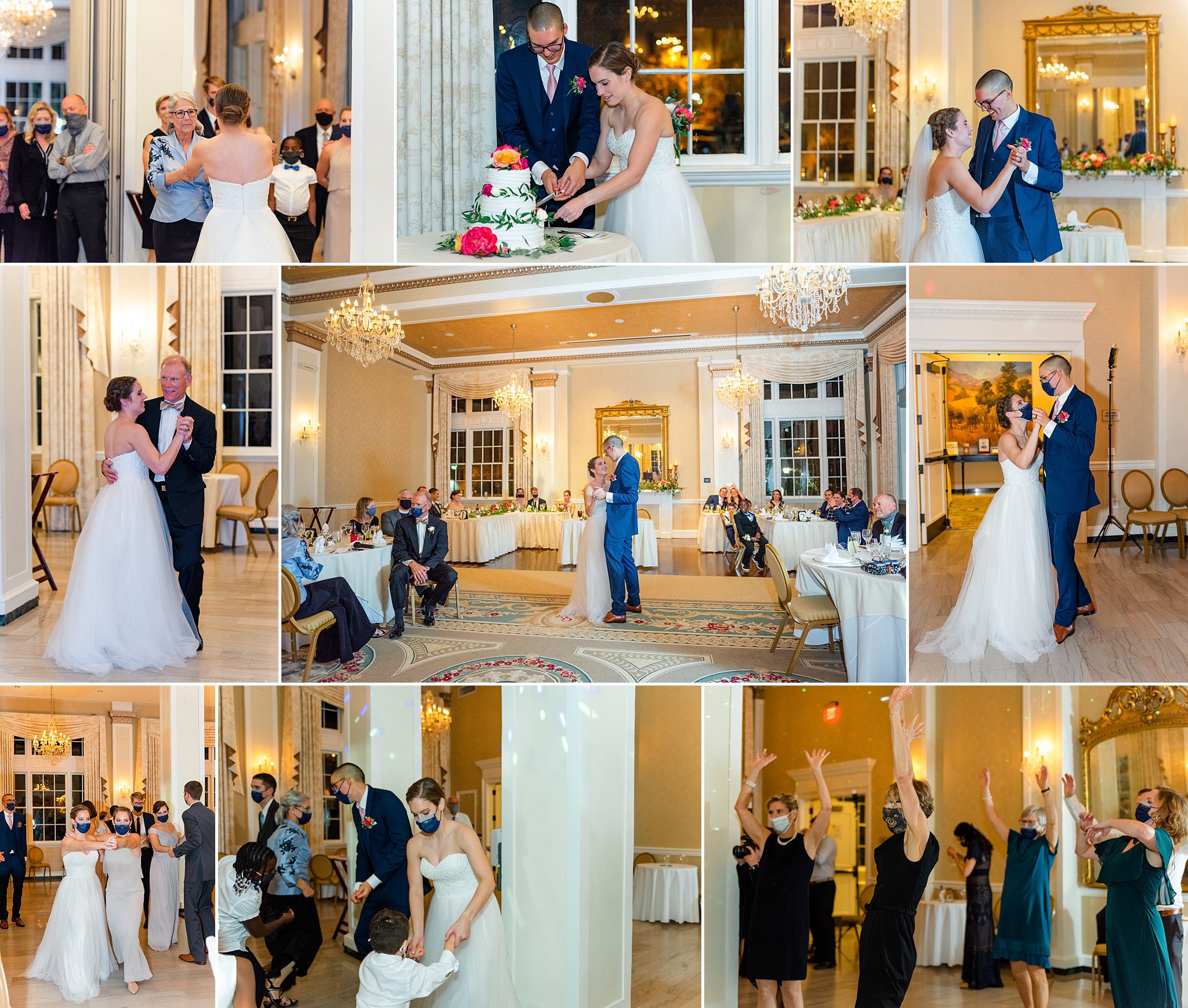 George Washington Hotel wedding reception