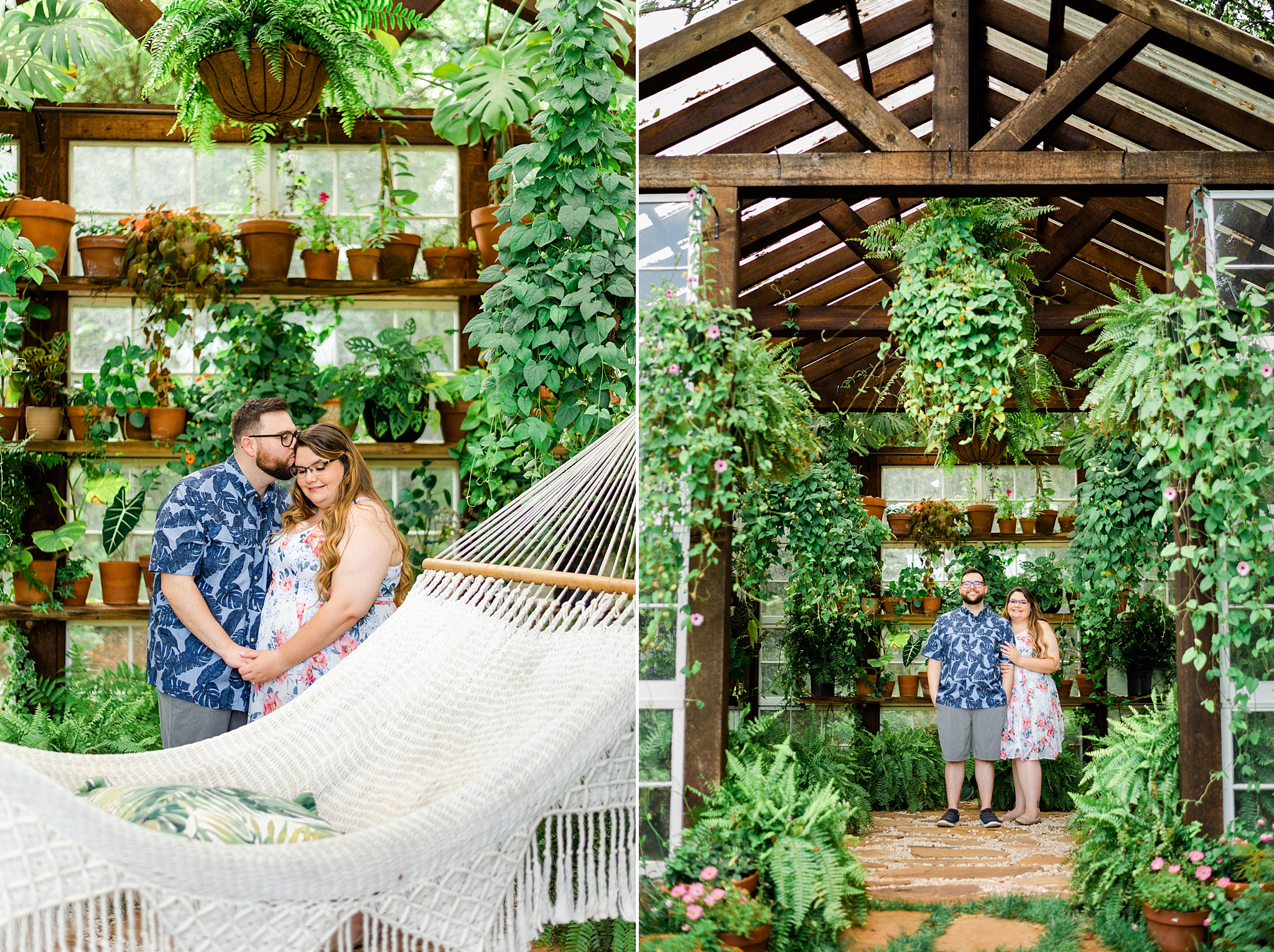 Vaughan House Greenhouse engagement photos