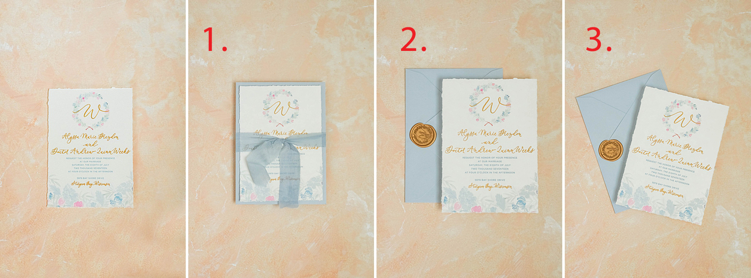 wedding invitation styling tips
