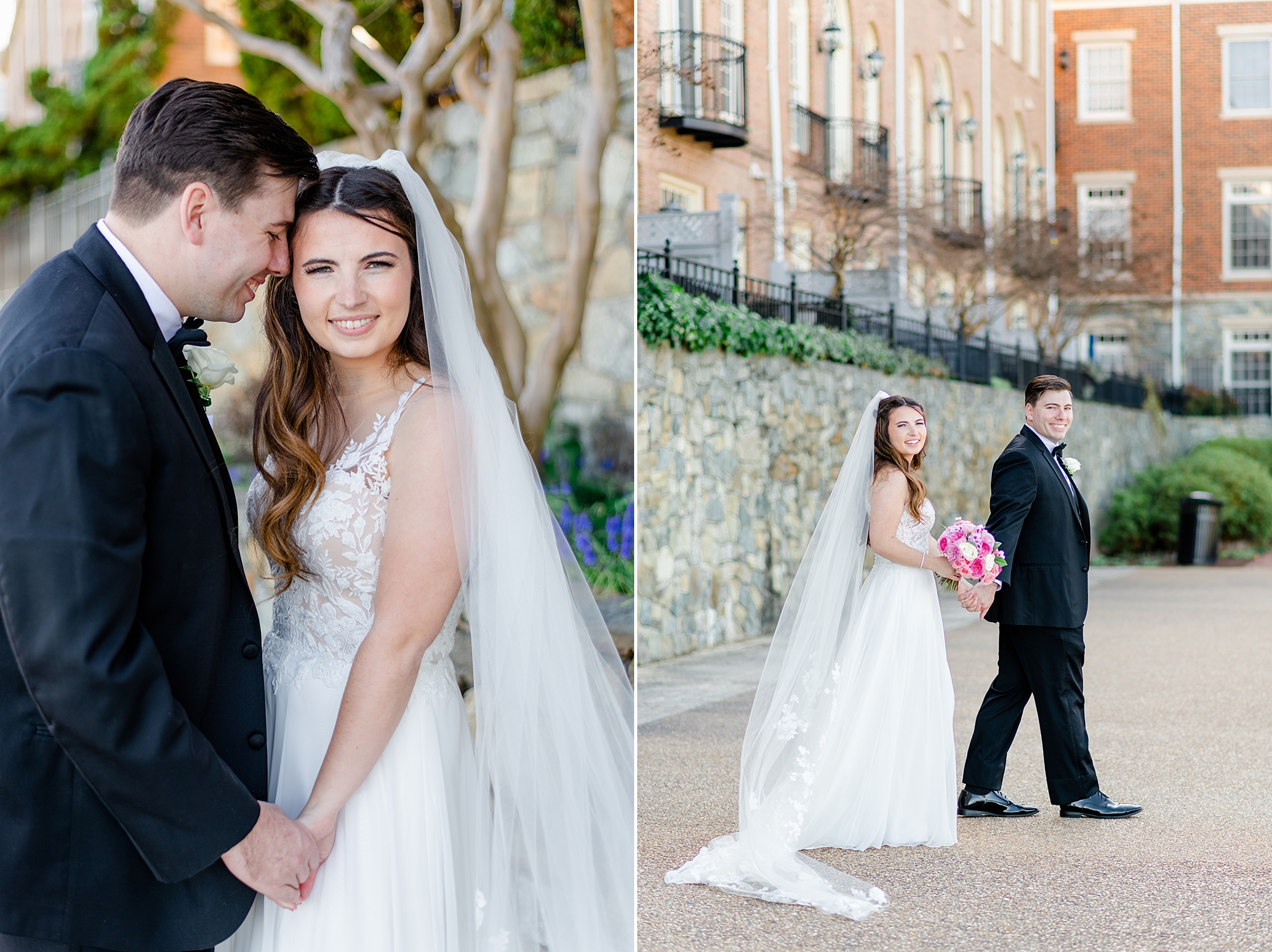 Old Town Alexandria wedding pictures.