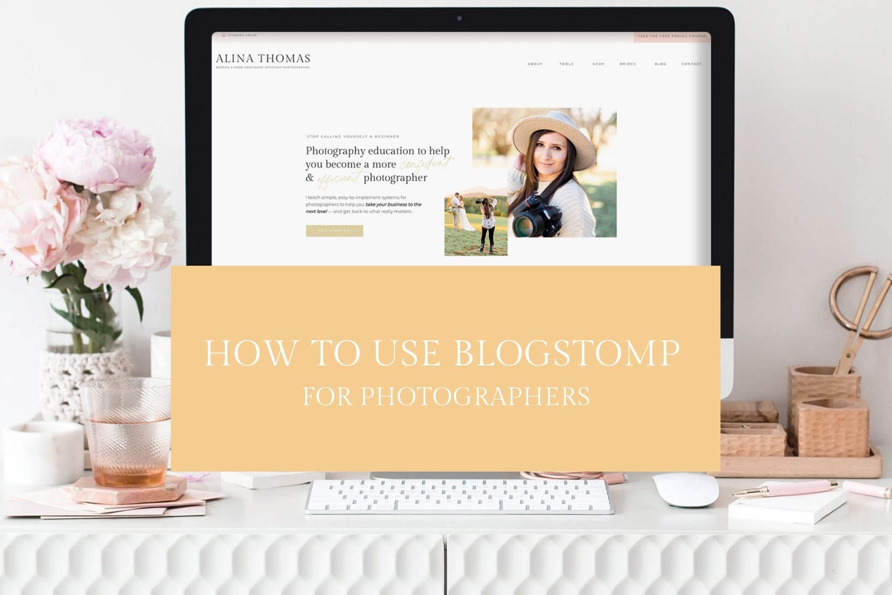 how to use blogstomp for wedding photographers