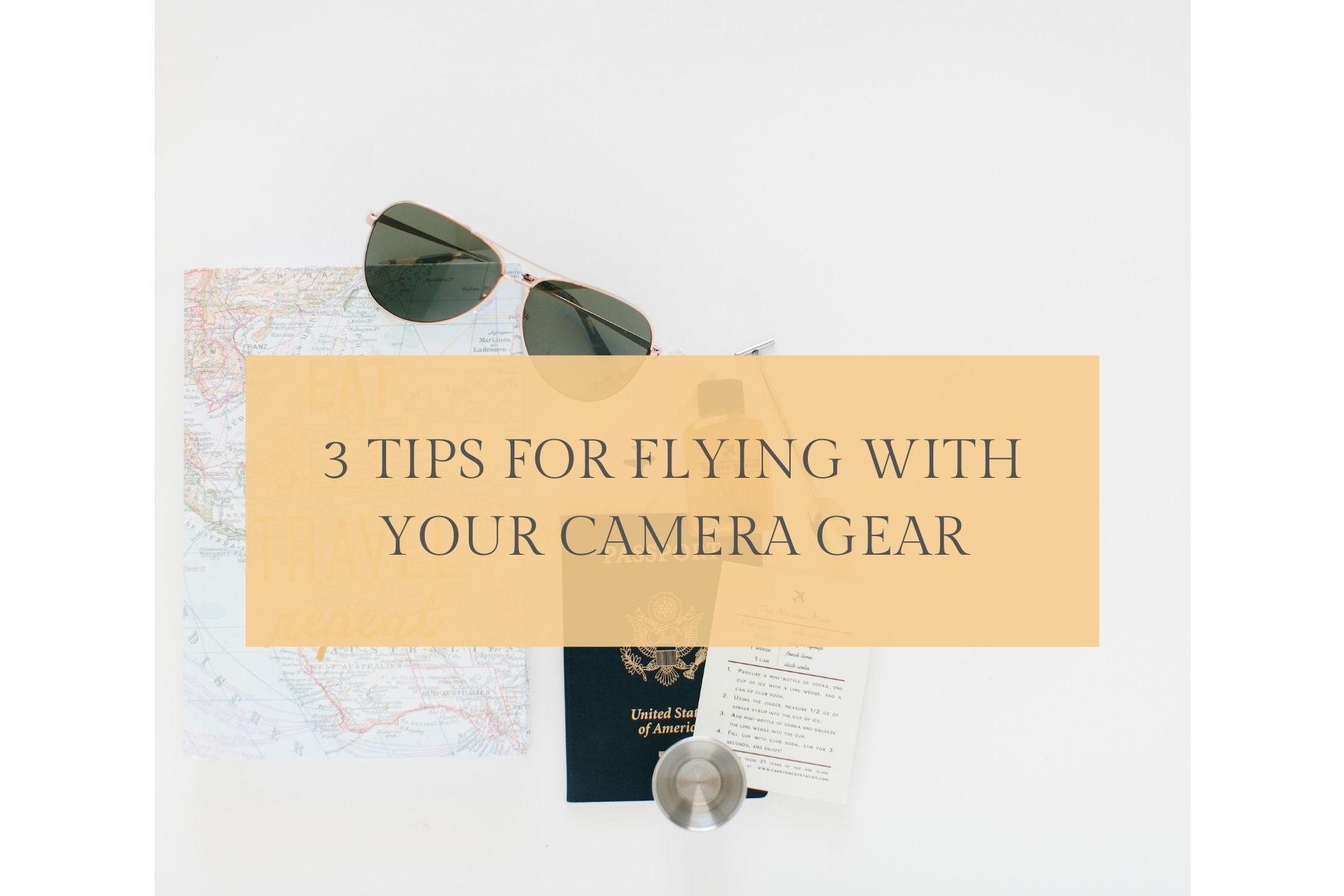 tips for traveling with camera gear
