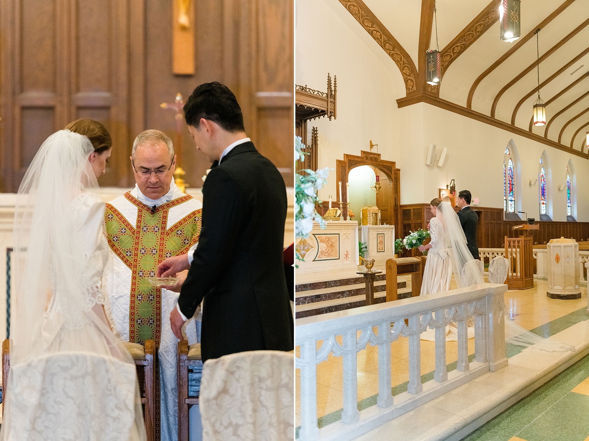 Catholic wedding ceremony in Washington DC