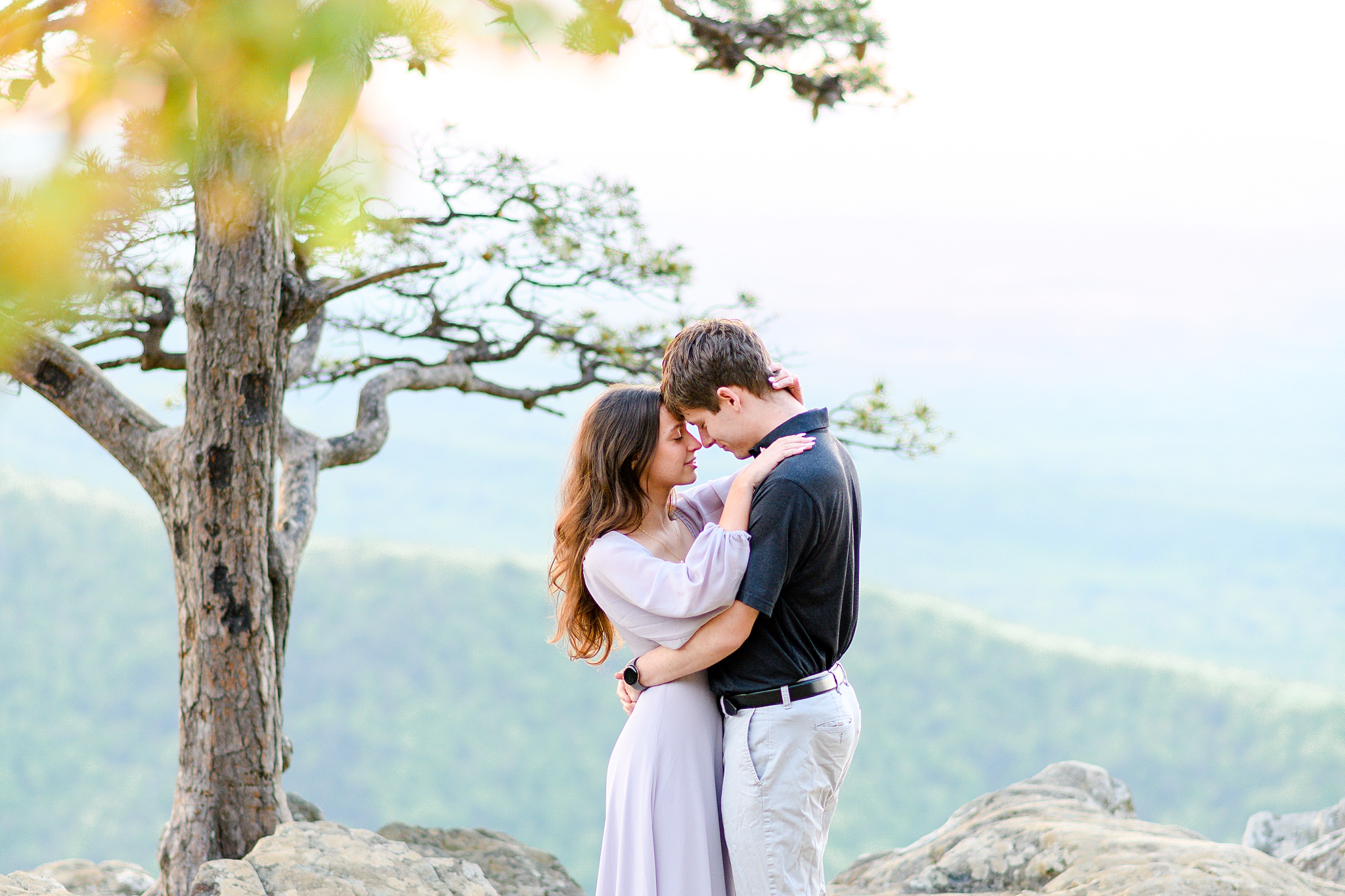 A beautiful engagement photo captured at Ravens Roost