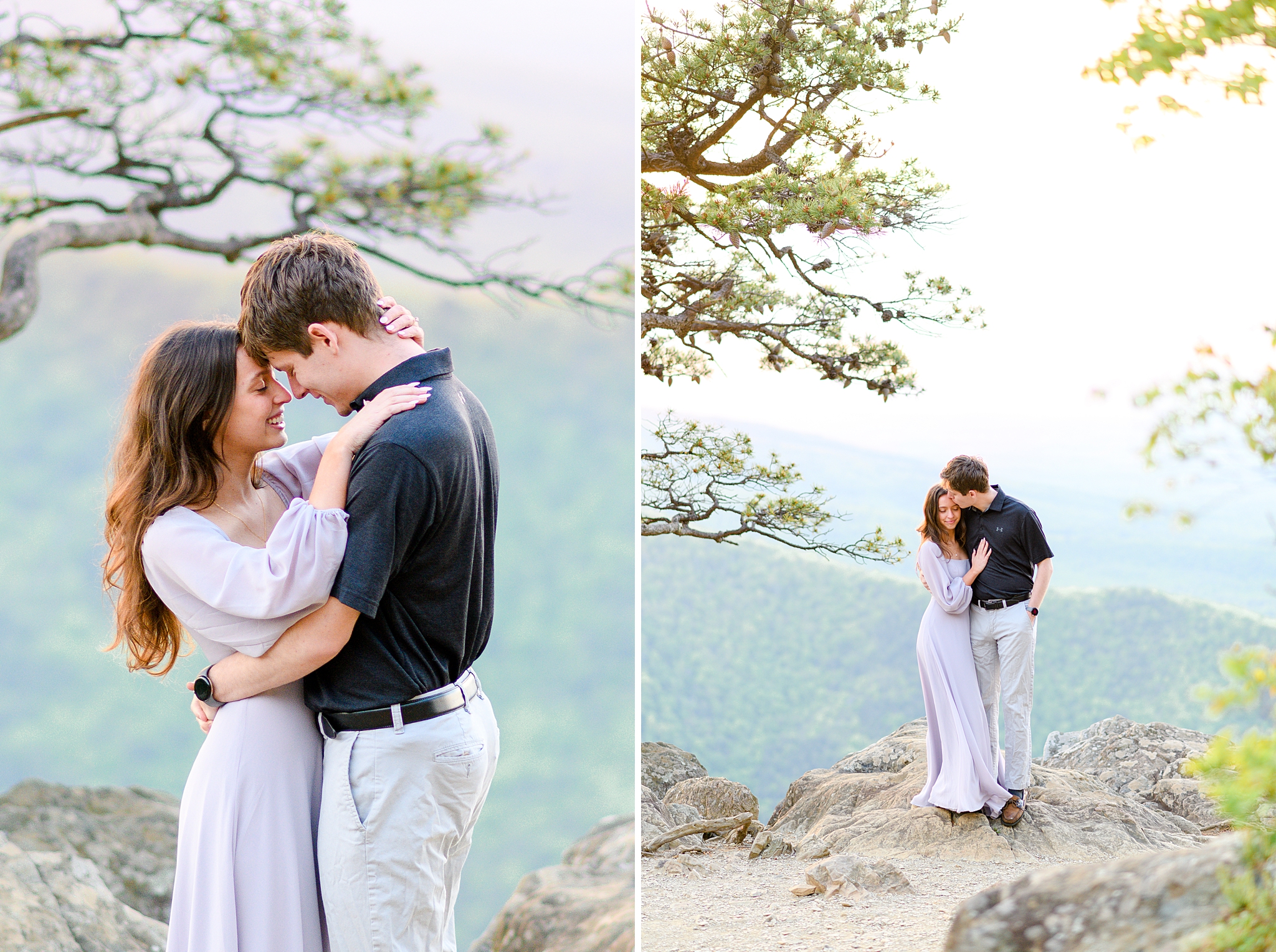 ravens roost overlook engagement pictures