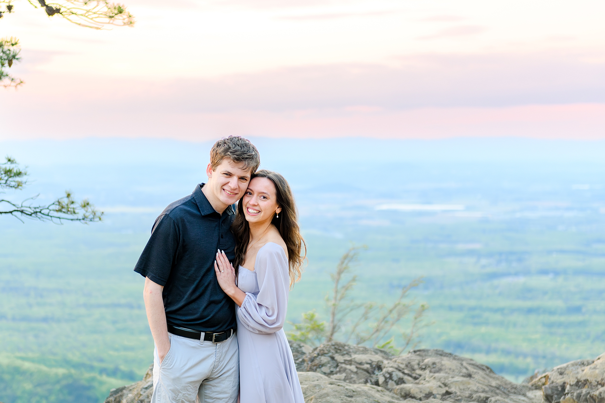ravens roost overlook engagement photos