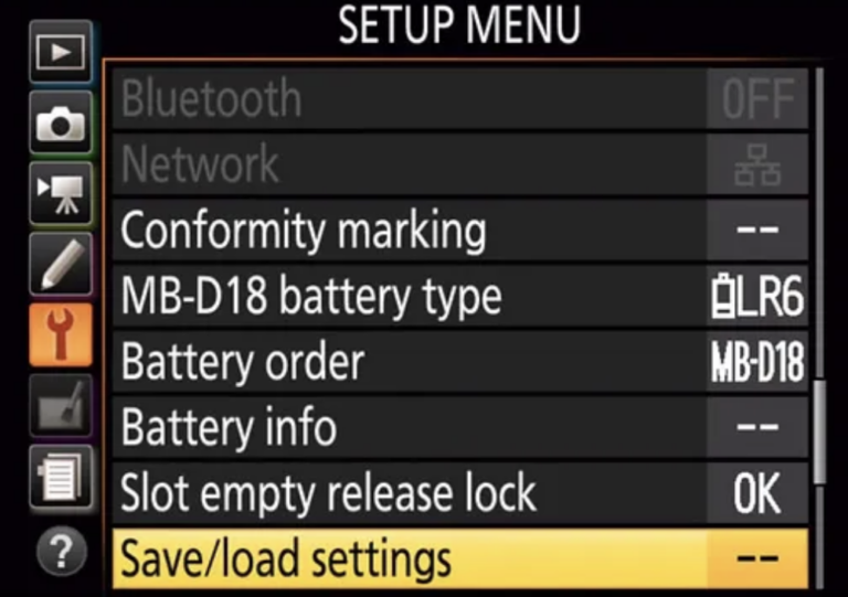 Nikon D850 Settings