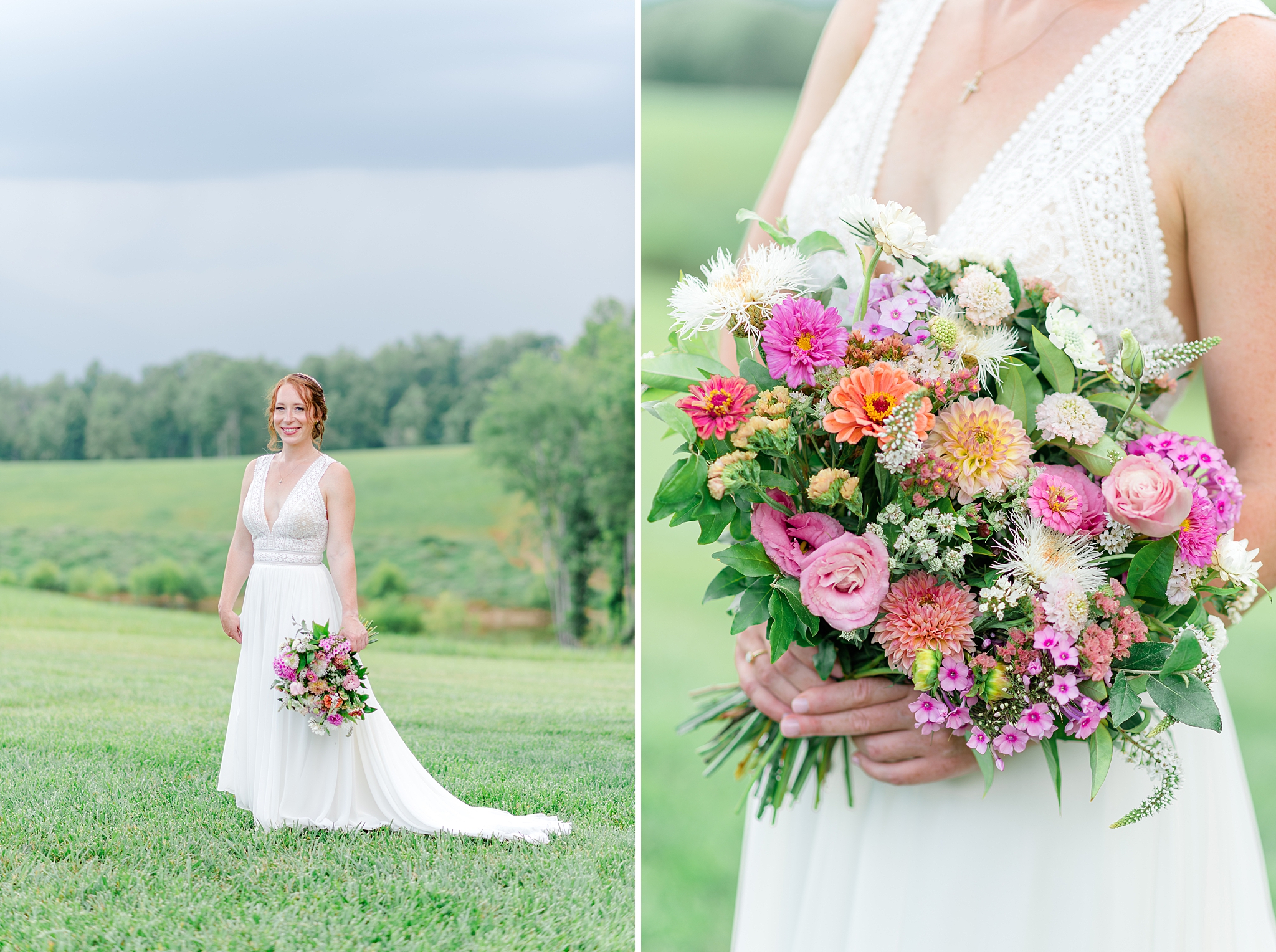 Irvington Spring Farm bridal bouquet