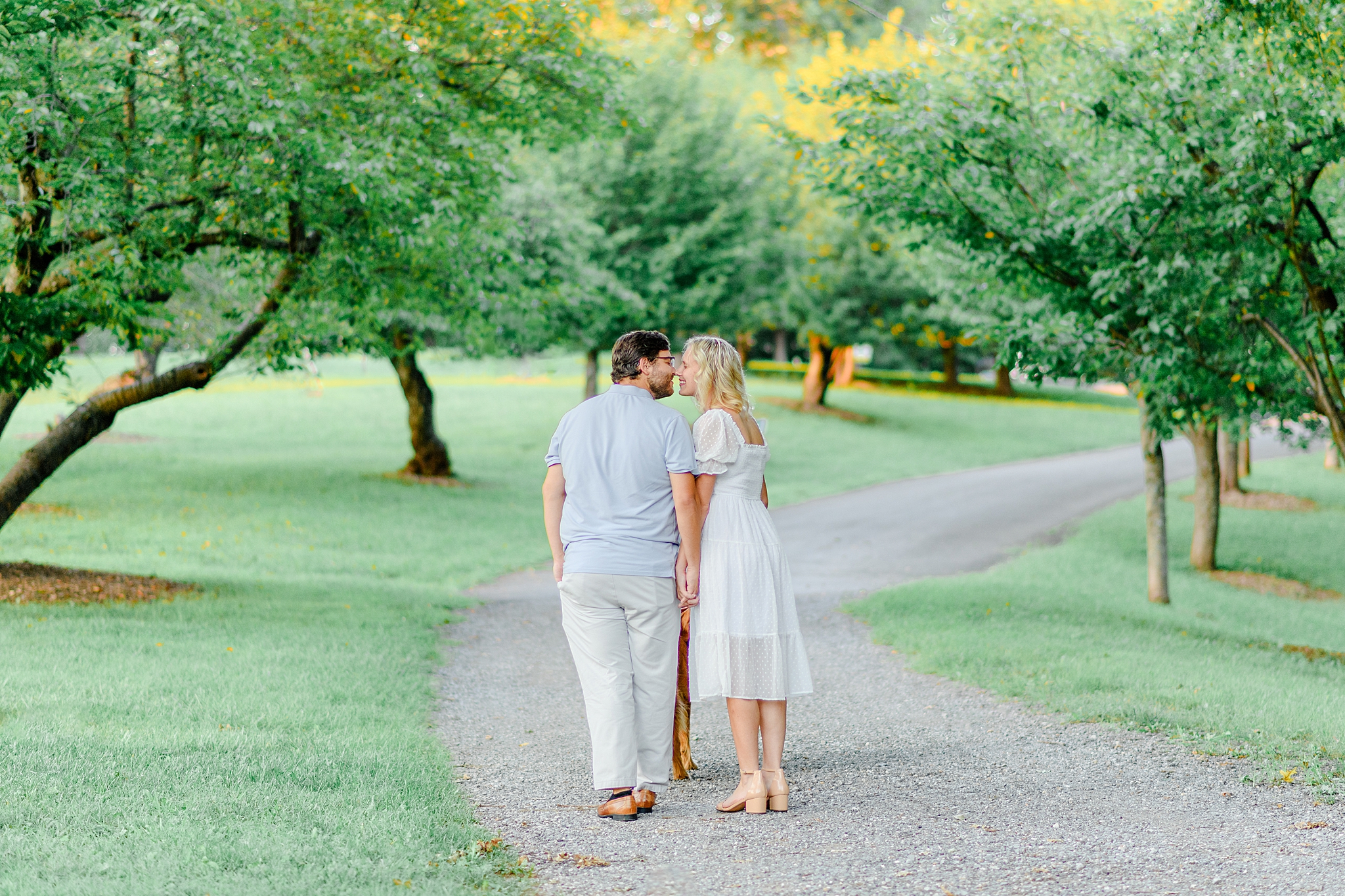 Riverside Park engagement photos in Lynchburg, VA