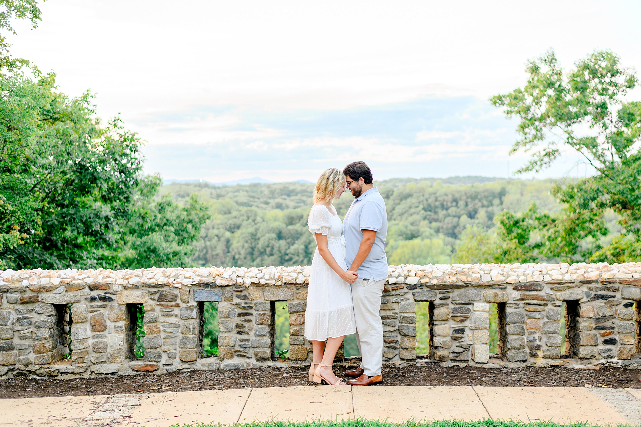 couple posing for pictures