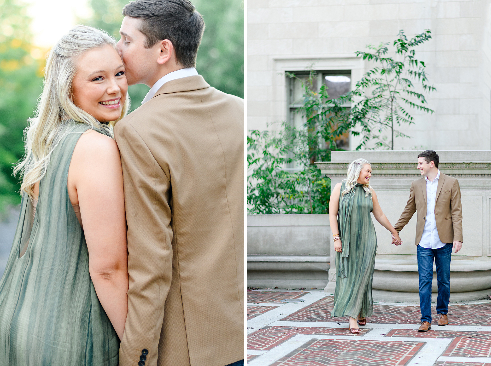 downtown Lynchburg engagement photos