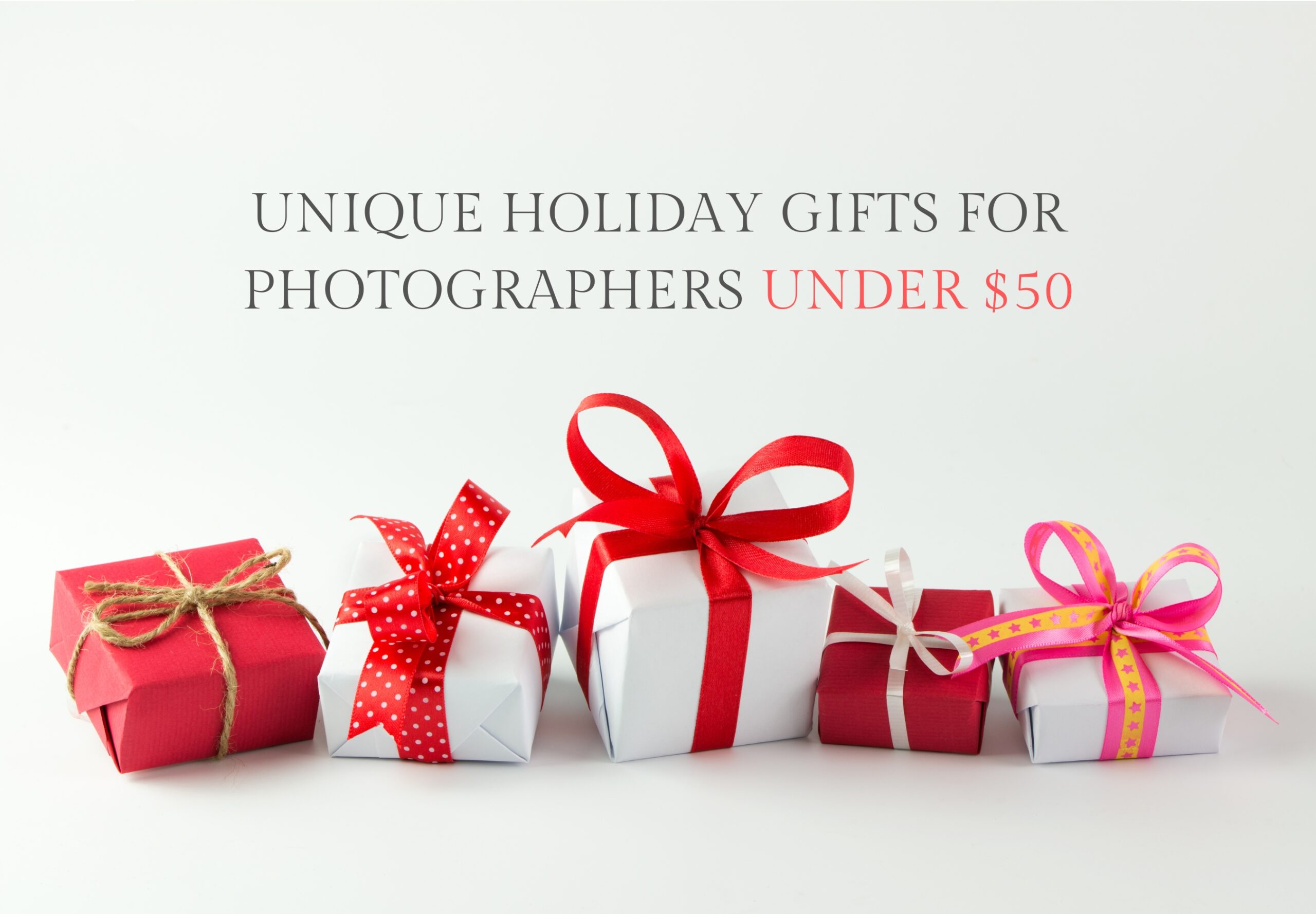 Unique Holiday Gifts for Photographers Under $50