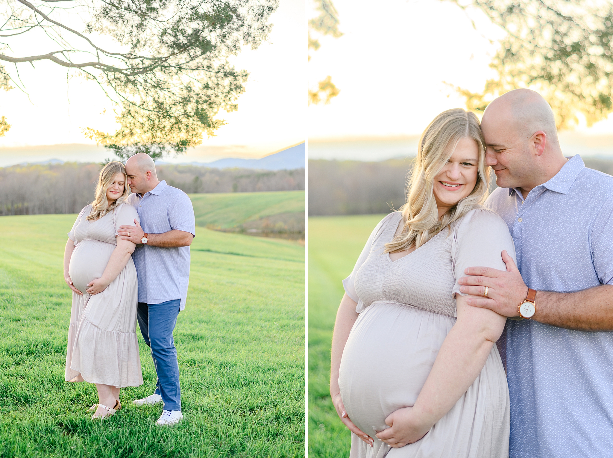 couple maternity photos in Lynchburg, VA