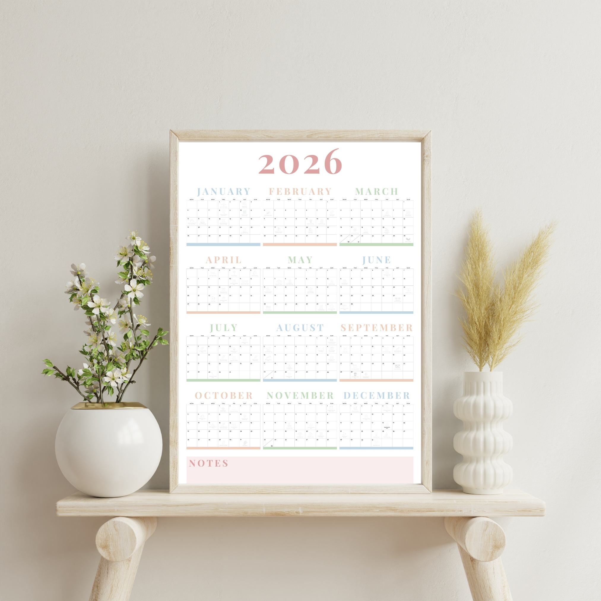 yearly calendar
