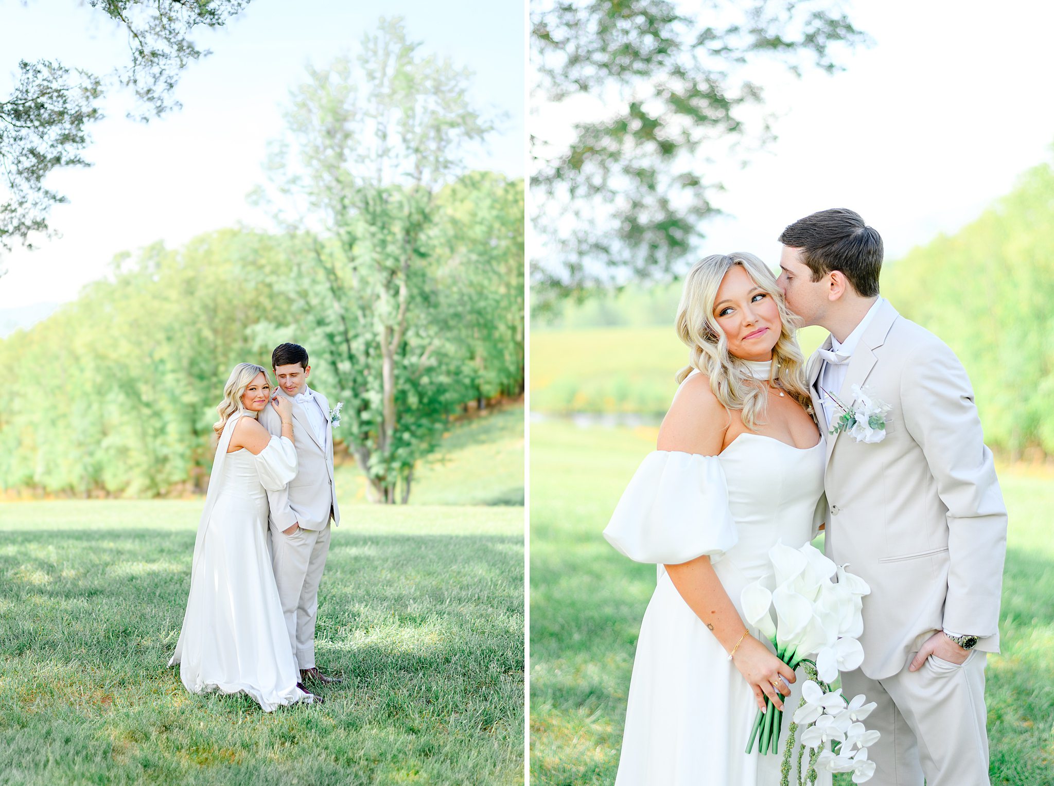 wedding portraits outdoors