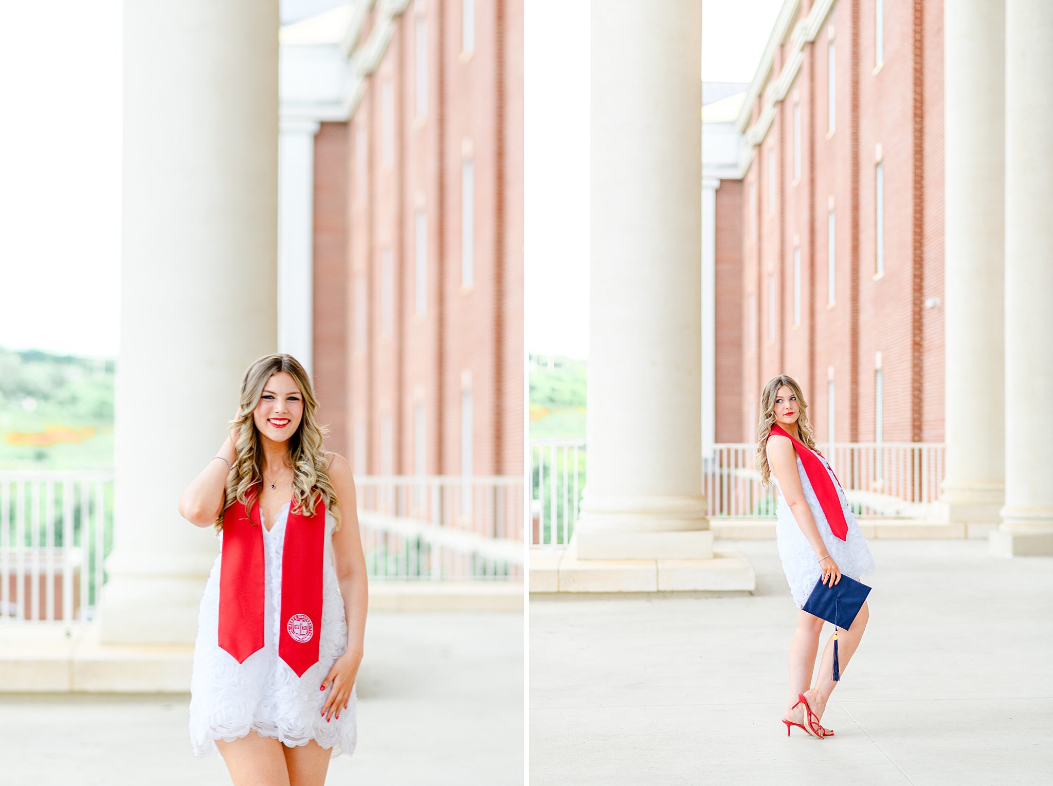 fun liberty university graduation photos of student celebrating