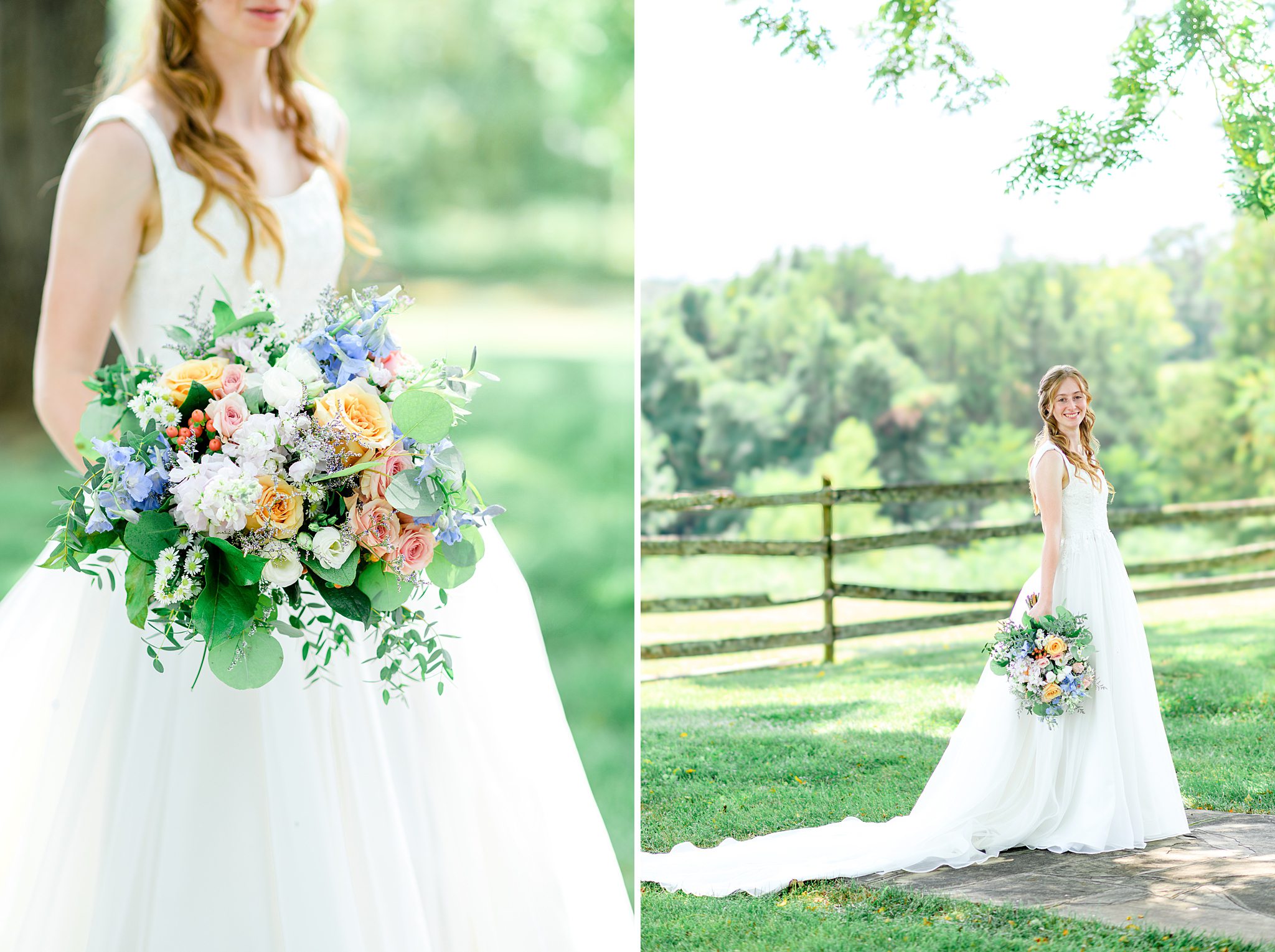 bride portraits at Sorella Farms