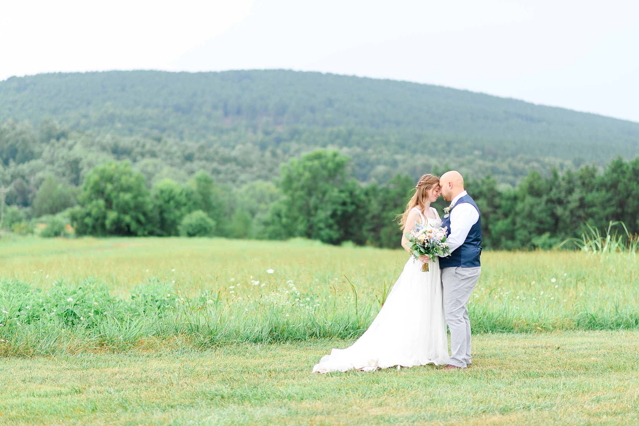 mountain view wedding portraits 