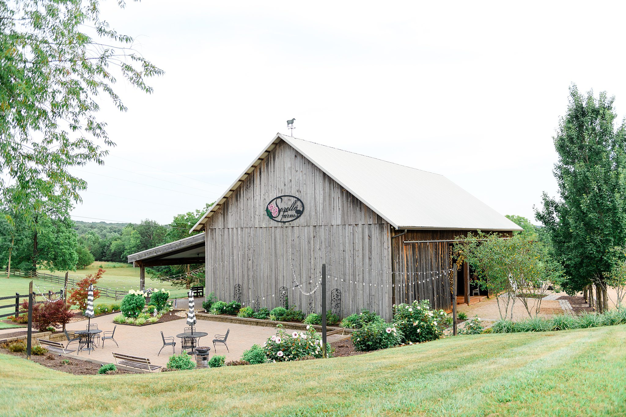 Sorella Farms barn wedding in Evington, VA