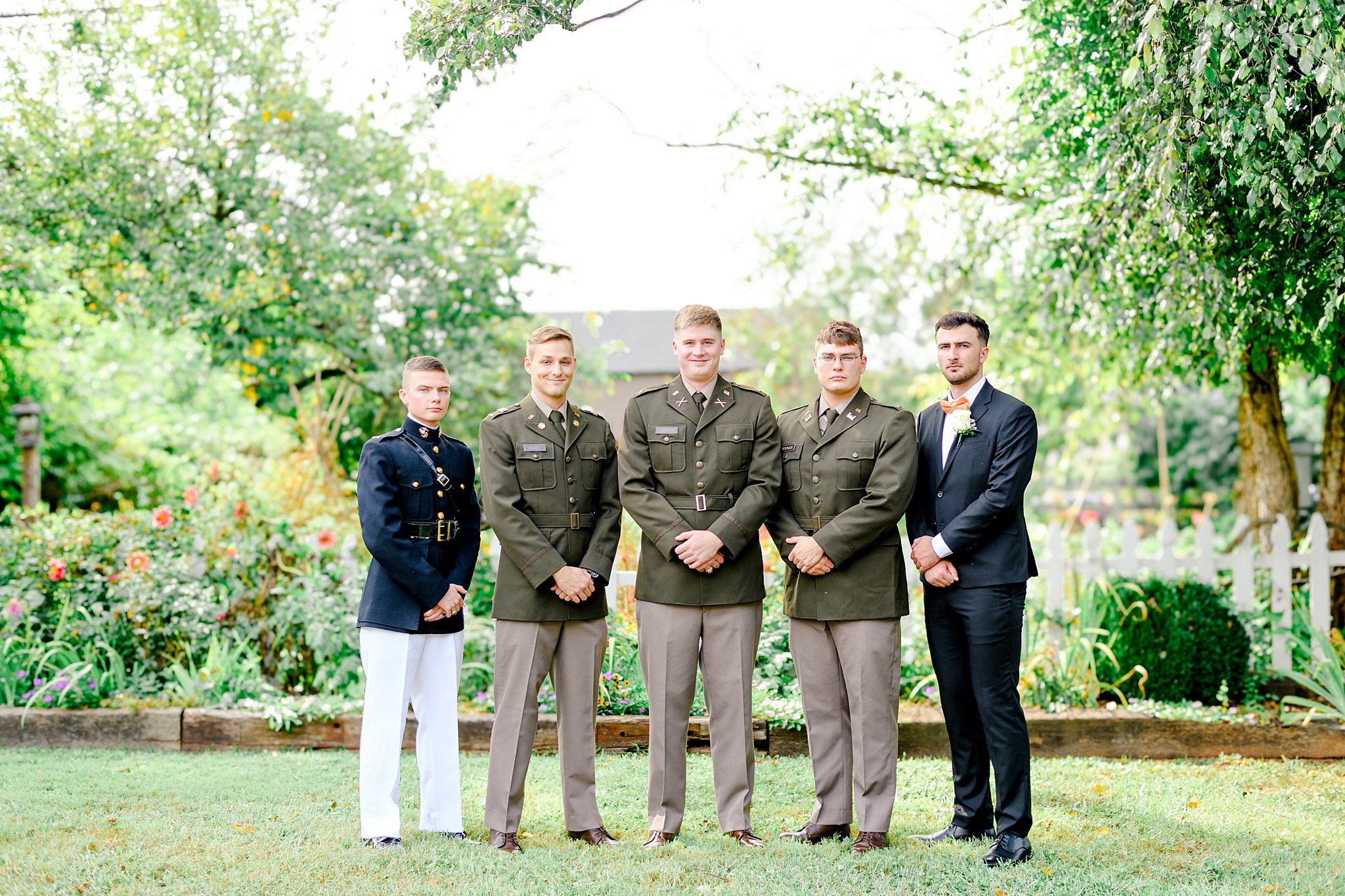 army bridal party