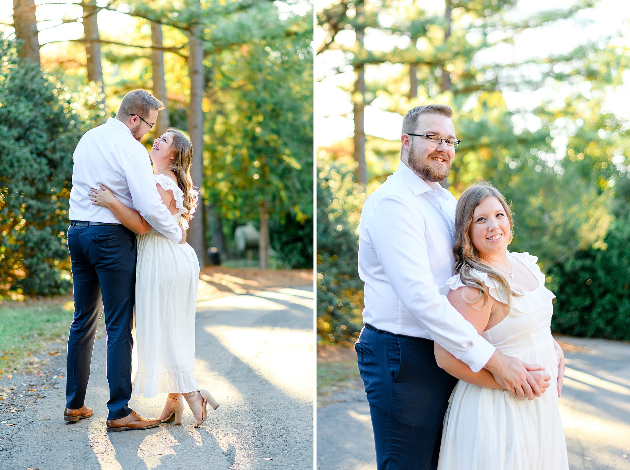 outdoor engagement session in Lynchburg, VA